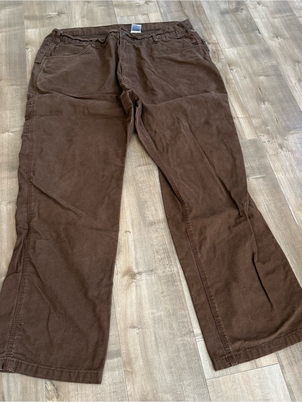 Berne Cargo Carpenter Pants Workwear Chocolate Brown P967BB 42 x 32 Discontinued